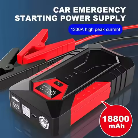18800mAh Car Jump Starter Portable Power Bank Car Battery Booster 12V Car Starting Device for Petrol