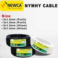 Kabel Listrik NYMHY / Kabel Newca 2x1.5mm 3x1.5mm Tembaga Asli