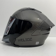 BXP Helioz Glossy Grey Helmet - SNI Helmet Adult Helmet
