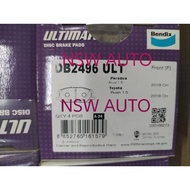 Perodua Aruz brake pad front Bendix Ultimate