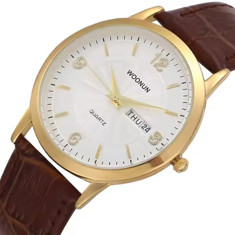 Minimalist Watch Men Mens Watches Quartz Leather Date Day Watch Thin Mens Watches Male Watches Men W