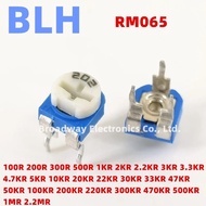 20PCS RM065 RM-065 3K 302 3.3K 332 4.7K 472 5K 502 10K 103 20K 203 22K 223 ohm Trimpot Trimmer Poten