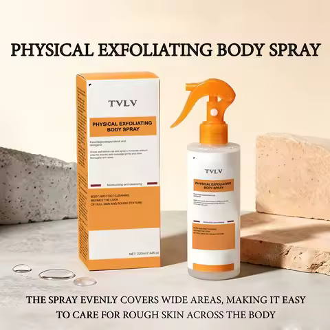 TVLV Exfoliating Body Spray, Moisturizing Cleansing Exfoliator, Removes Dead Skin Cells, Leaves Skin