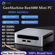 GenMachine Ren5000 MINI PC AMD R3 5300U/R5 5500U/R7 5700U/R7 5800U/R7 5825U/R5 5600H/R7 5800H DDR4