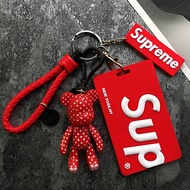 Supreme Fashion 3D Card Holder Name Tag Id Card Holder Student Card Holder Keychain Doll Lanyard Car