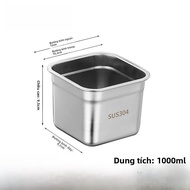 Hộp Đựng Gia Vị Bằng Thép Không Gỉ 304 Hũ Đựng Dầu Mỡ Hũ Đựng Dầu Cay Hũ Đựng Dầu Đỏ Hũ Đựng Dầu Dùn