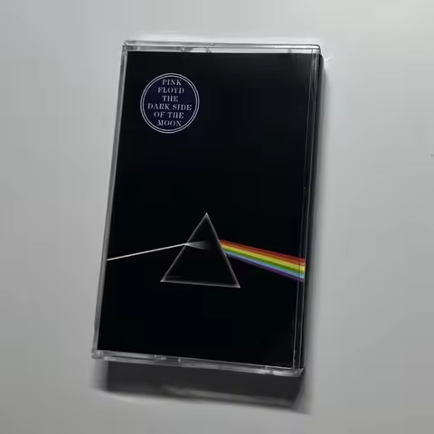 Pink Floyd Tape | The Dark Side of The Moon Cassette | English Rock Retro Audio Tape | Progressive R