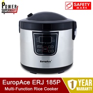 [2026 CNY SALE] EuropAce ERJ 185P | ERJ185P Multi-Function Rice Cooker. 1.8L Capacity. Non Stick Coa