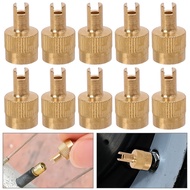 Wheel Valve Covers For Auto Motorcycle / Universal Car Tire Valve Stem Cap / Full Copper Slotted Hea