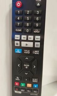 LG 藍光DVD 機遙控器
LG Blu-ray player remote control
