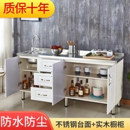 HY-$ PK7JWholesale Simple Cupboard Cupboard Household Rental Storage Rack Stainless Steel Sink Cupboard Kitchen Stove Ov