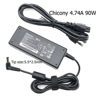 Chicony A10-090P3A AC Adapter 19V 4.74A 90W 5.5*2.5mm laptop power supply charger