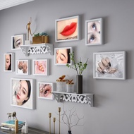 งานแต่งหน้า Semi-Permanent Eyebrow Lip Makeup Nail Art Poster Wall Art Beauty Salon Decor ภาพวาดตกแต