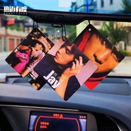 Ready Stock Car Fragrance Jay Chou Album Cover Record Pendant Light Fragrance Car Fragrance Diffuser Air Outlet Remove Smoke Smell Decoration 7RCX