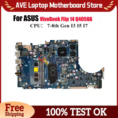 TP410UF Laptop Motherboard For ASUS 14 TP410UAR TP410UR VivoBook Flip TP410U TP410UQ TP410URR Q405UA