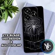 CC14 Flexible rubber softcase/ for zte blade v60 spiderman character Motif/case zte blade v60 zte bl