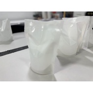 Transparent White Retort Pouch (Stand)