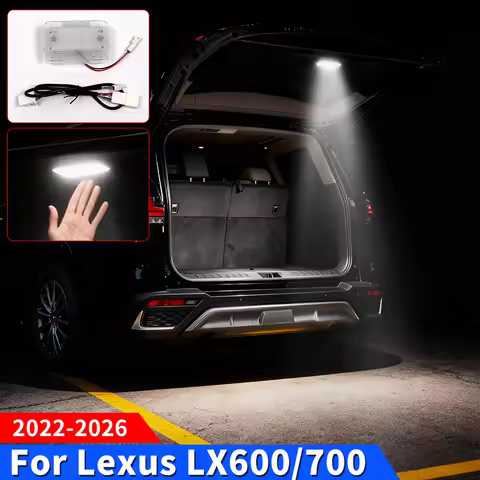 For Toyota Lexus LX600 LX 700 600 2022-2025 Tailgate Light LED Lamp Waterproof Trunk Door Courtesy L