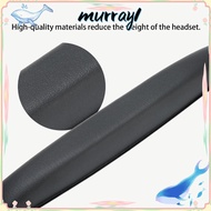 MURRAY Replacement Cushion, Leather Comfortable Headphone Headband Pad, Easy to Install Black Headba