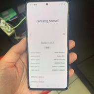 samsung A51 bekas minus