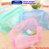 Waterproof cosmetic bag - many colors