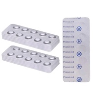 100PCS Pool Tester Kit For PH Value Water Quality Test Tablets PH Value Phenol Red Test Tablets Chlo