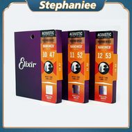 Elixir Nanoweb 16002/27/52 Bronze สายกีตาร์โปร่ง เบอร์ 10 / 11 / 12 Music Arms