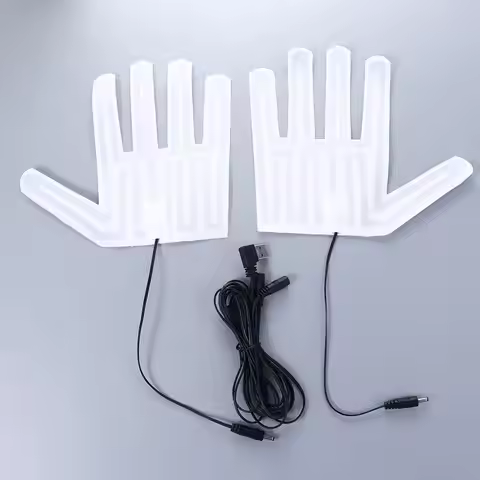 5V Winter Skiing Five-Finger Gloves Glove Heating Sheet Gloves Heating Pad USB Heated Gloves Pad Ele