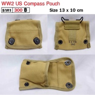 WW2 US Compass Pouch Military America World War BKK Militaria Shop