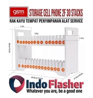 Rak HP 30 Susun Slot Dinding Serbaguna