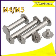 【DTY-G1】Book binding screw/ chicago screw/ nickel binding screw / scrapbook photo album  M4/M5