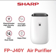 SHARP AIR PURIFIER FP J 40 Y WHITE HEPA FILTER PENJERNIH UDARA
