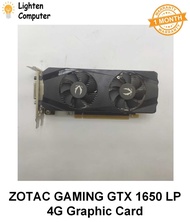 【USED】 ZOTAC GAMING GTX 1650 LP 4G Graphic Card | no need 6 pin | Low Profile | GDDR5 | Graphics Car