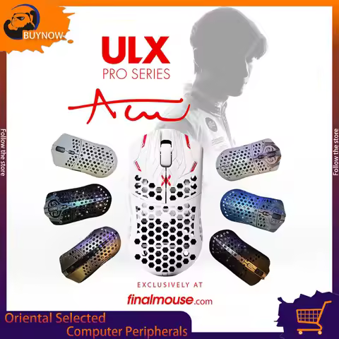 Finalmouse Ultralightx Ulx Pro Tarik Gaming Mouse Wireless Wired Two Mode Light Weight Mouse Carbon 