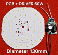 PCB LED DC + DRIVER 30 40 50 60 WATT DREVER INPUT 220V AC || PCB EMERGENCY 3PIN 20W