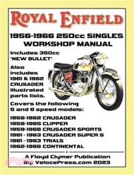 ROYAL ENFIELD 1956-1966 250cc CRUSADER SERIES & 350cc 'NEW BULLET' FACTORY WORKSHOP MANUAL & PARTS M