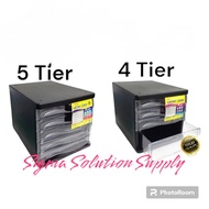 NISO Letter Case 4/5 Tier No. 8811/8822 BLACK