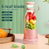 EG【Ready Stock】Portable Electric Juicer USB Rechargeable Juicer Cup Personal Fruit Juice Maker Smoothie Blender for Home Office Travel