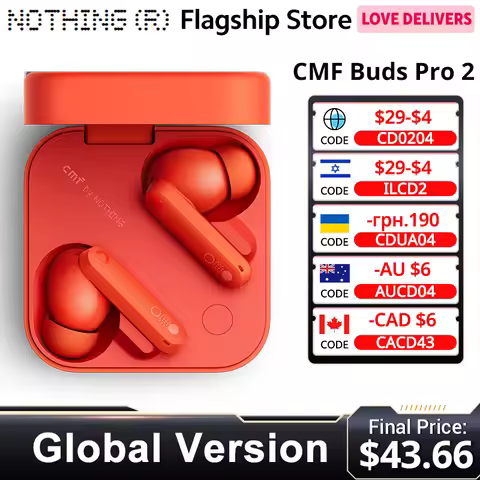 Nothing CMF Buds Pro 2 Global Version Nothing Earphone Bluetooth 5.3 with 50 dB Hybrid Active Noise 