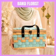 FESTIVE 119 BASKET  FLOWER BOX Weave Rattan Wicker Storage  bakul Fruit Rattan Garden Flowerpot Hold