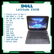 MURAH LAPTOP INTEL CORE i5 G3 RAM SSD 256 RAM 8GB DELL LATITUDE E5430