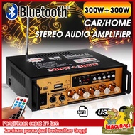 Bluetooth Karaoke (Latest Model)Power Amplifier Wireless BT 5.0 Kerndy 198/298 ECHO 300W+300W Amplifier ECHO