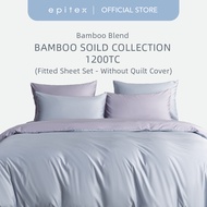 Epitex Bamboo Viscose 1200TC Reversible Fitted Sheet Set | Bedsheet | Extra Soft (w/o Quilt Cover)