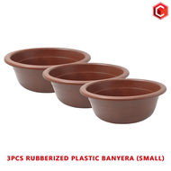 3pcs Industrial Grade Rubberized Plastic Basin Batya Round #510 BATYA SMALL