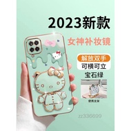 Hello Kitty Casing Samsung A12 Samsung A22 4G A22 5G Samsung A32 4G Samsung A32 5G Samsung A52 A72 4G Phone case cartoon TPU 3D Bracket Electroplating Soft Case Silicone Phone Case