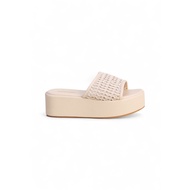 SHOEPOINT Woven Comfort Platform Weave Slides Wedges Sandals 08005