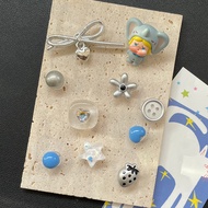 POP MART POP MART Hole Shoes Accessories Cute Gray Elephant Crying Baby Shoes Flower Suitable for Cr