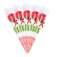 Qtqgoitem Wedding Lovers Boyfriend Gift Bath Supplies Rose Flower Style Body Petal 5pcs Red (Model: 558 cb7 6ef 40e 1e5)