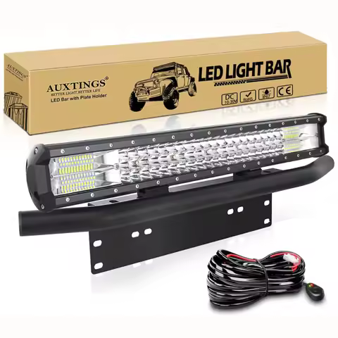 20 23 inch 288W 324W Off Road LED Light Bar with Bracket 12V 24V 7D Combo Led Bar/Work Lights for Ca