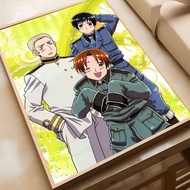 1PC Anime Hetalia Axis Powers Poster Self-adhesive Art Waterproof Paper Sticker Coffee House Bar Roo